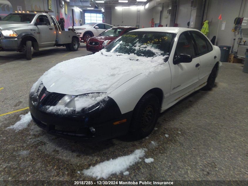 2005 Pontiac Sunfire Sl VIN: 3G2JB52F95S111602 Lot: 20187285