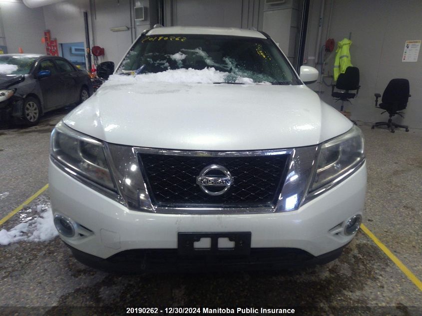 2014 Nissan Pathfinder Sv VIN: 5N1AR2MM4EC663611 Lot: 20190262