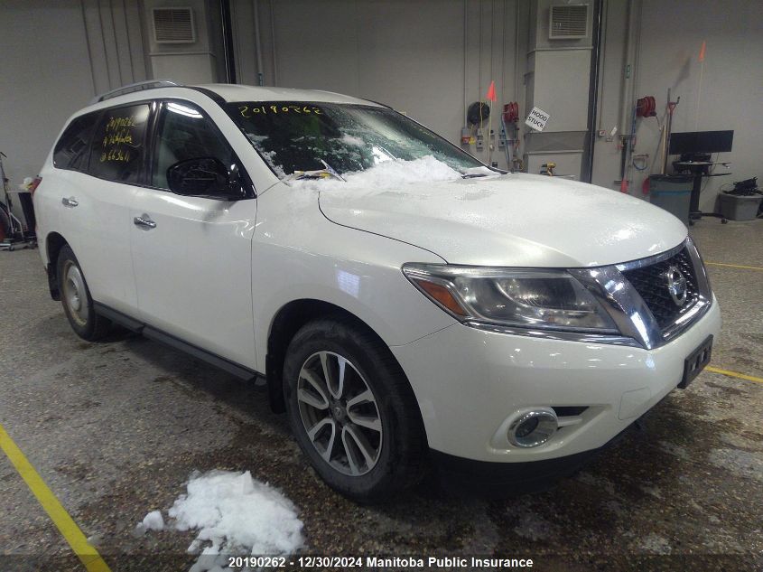 2014 Nissan Pathfinder Sv VIN: 5N1AR2MM4EC663611 Lot: 20190262