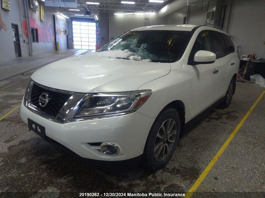 2014 Nissan Pathfinder Sv VIN: 5N1AR2MM4EC663611 Lot: 20190262