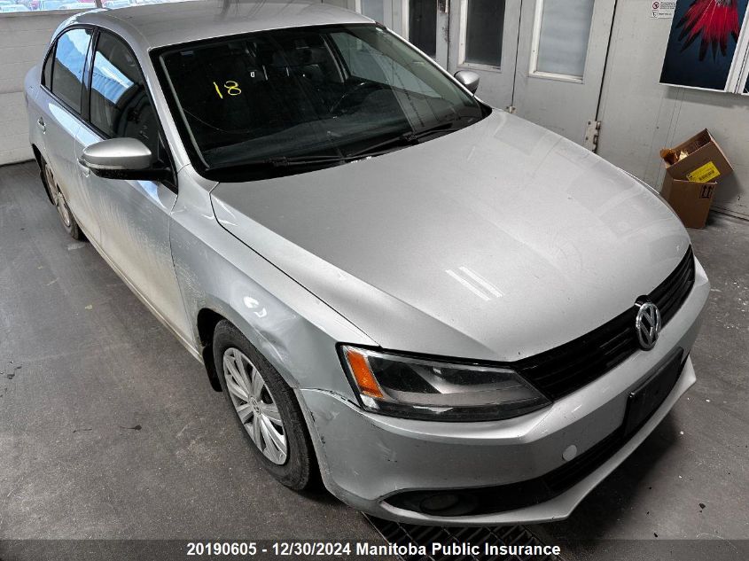 2014 Volkswagen Jetta Sedan VIN: 3VWWL7AJ8EM275523 Lot: 20190605