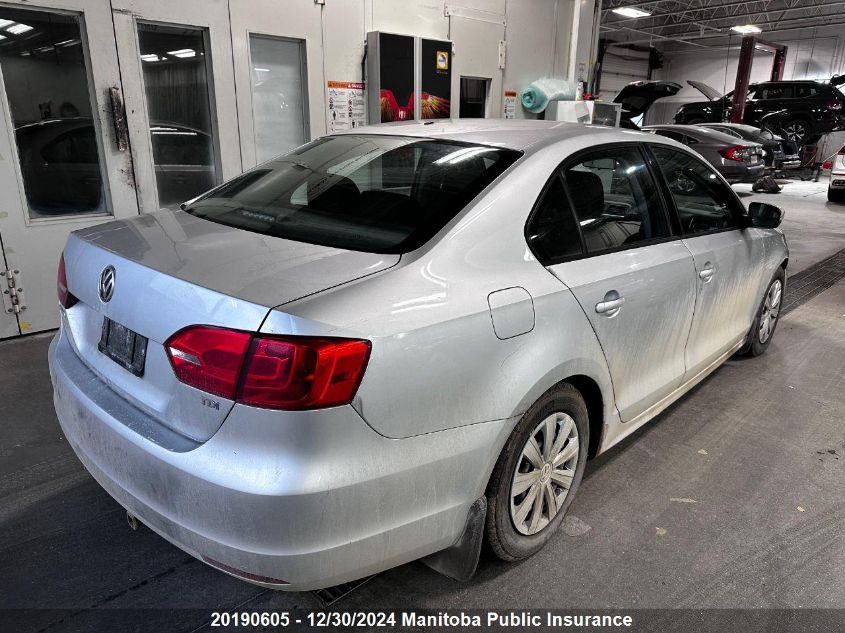 2014 Volkswagen Jetta Sedan VIN: 3VWWL7AJ8EM275523 Lot: 20190605