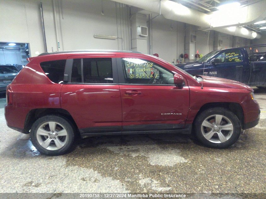 2014 Jeep Compass North VIN: 1C4NJDABXED565267 Lot: 20190758