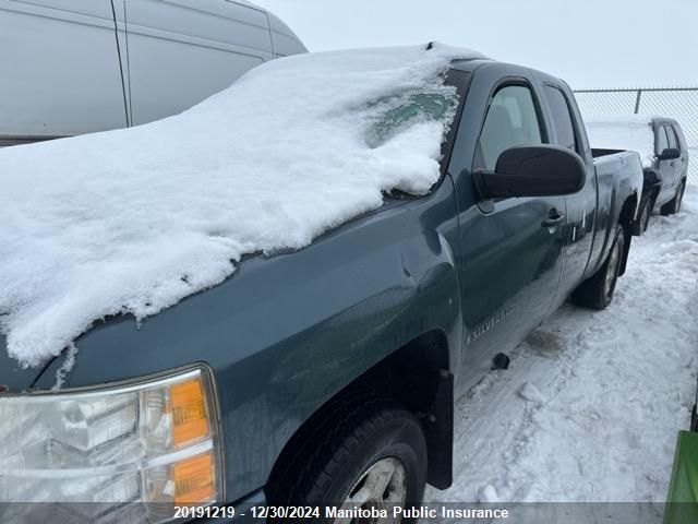 2008 Chevrolet Silverado 1500 Lt Ext Cab VIN: 1GCEK19088Z304676 Lot: 20191219