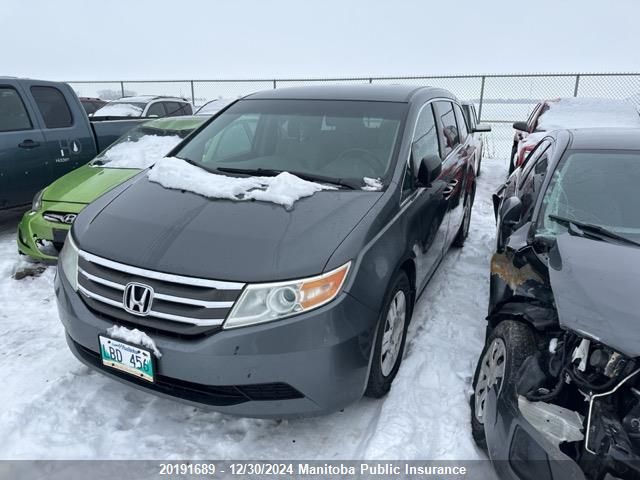 2013 Honda Odyssey Ex-L Ex-L VIN: 5FNRL5H24DB504544 Lot: 20191689