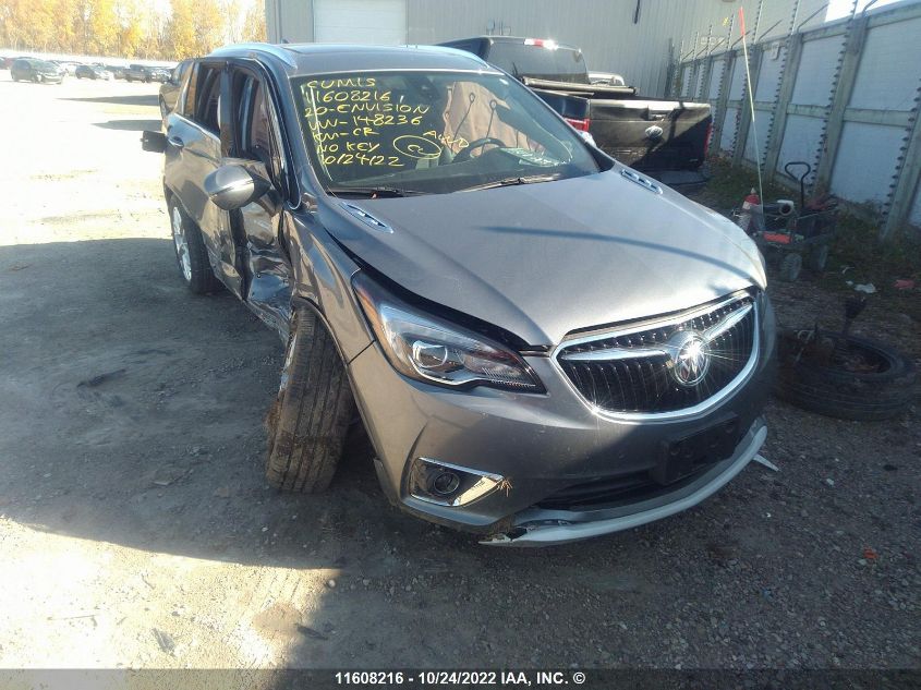 2020 Buick Envision Premium VIN: LRBFX3SX3LD148236 Lot: 11608216