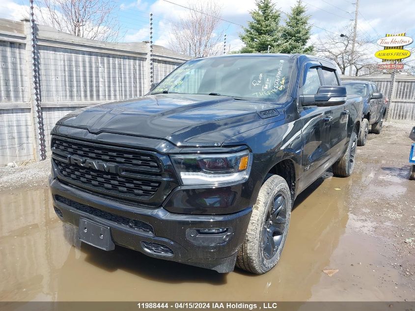 2022 Dodge Ram 1500 VIN: 1C6SRFVT7NN306330 Lot: 11988444