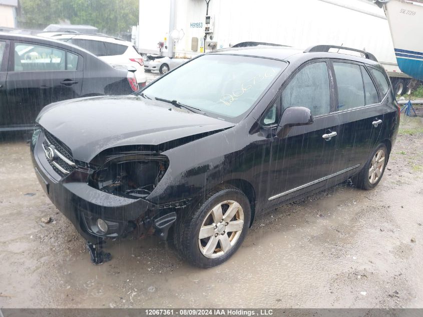 2009 Kia Rondo Lx/Ex VIN: KNAFG528097289954 Lot: 12067361