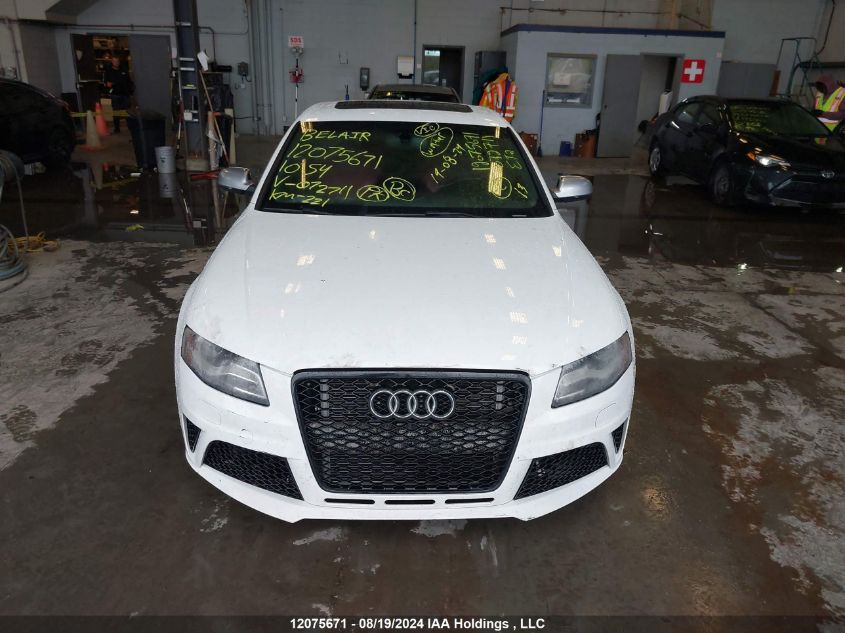 2010 Audi S4 VIN: WAUHGCFL3AA072711 Lot: 12075671