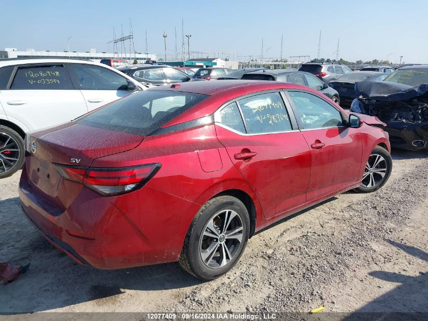 2021 Nissan Sentra VIN: 3N1AB8CV7MY283645 Lot: 12077409