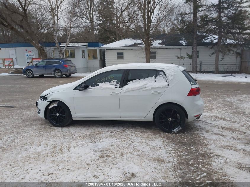 2017 Volkswagen Golf VIN: 3VW217AUXHM004210 Lot: 12081994