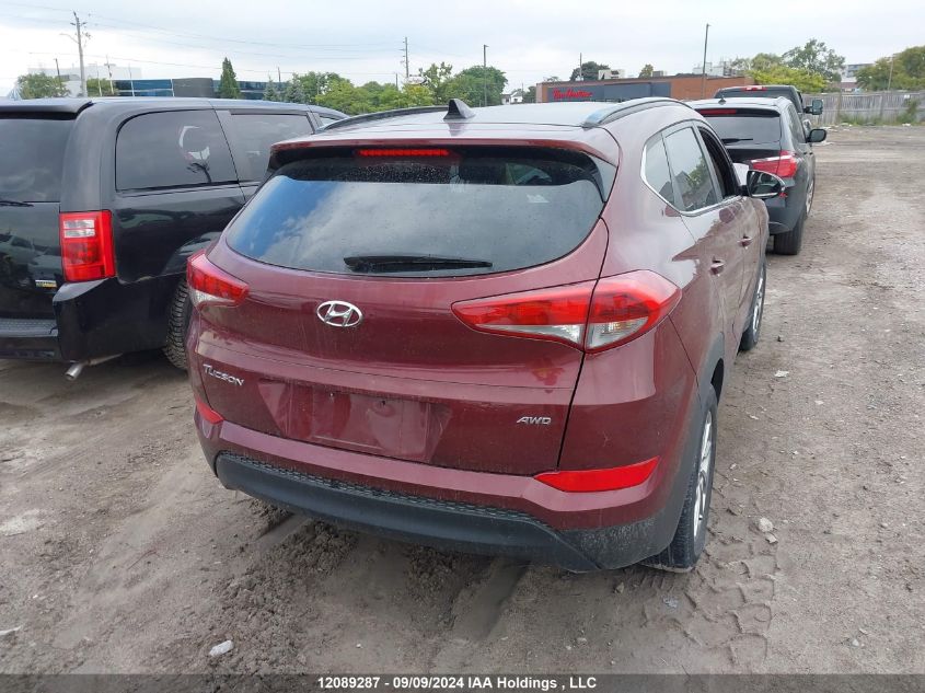 2016 Hyundai Tucson Luxury VIN: KM8J3CA41GU214556 Lot: 12089287