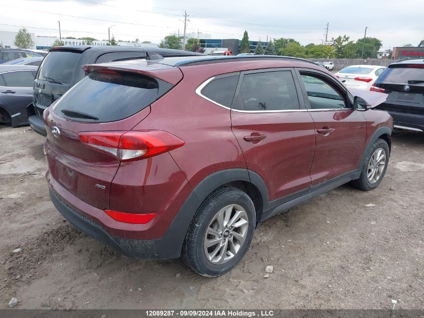 2016 Hyundai Tucson Luxury VIN: KM8J3CA41GU214556 Lot: 12089287