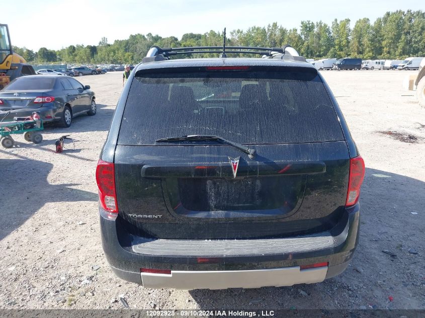 2009 Pontiac Torrent VIN: 2CKDL33F296243445 Lot: 12092928