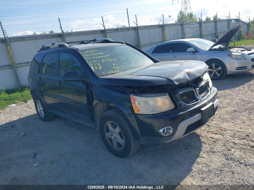 2009 Pontiac Torrent VIN: 2CKDL33F296243445 Lot: 12092928