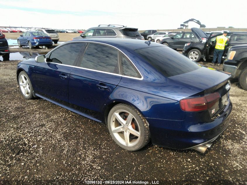 2014 Audi S4 VIN: WAUHGCFL0EA092971 Lot: 12095133