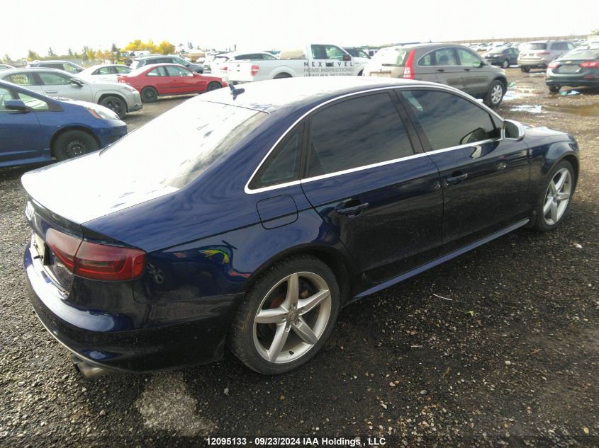 2014 Audi S4 VIN: WAUHGCFL0EA092971 Lot: 12095133