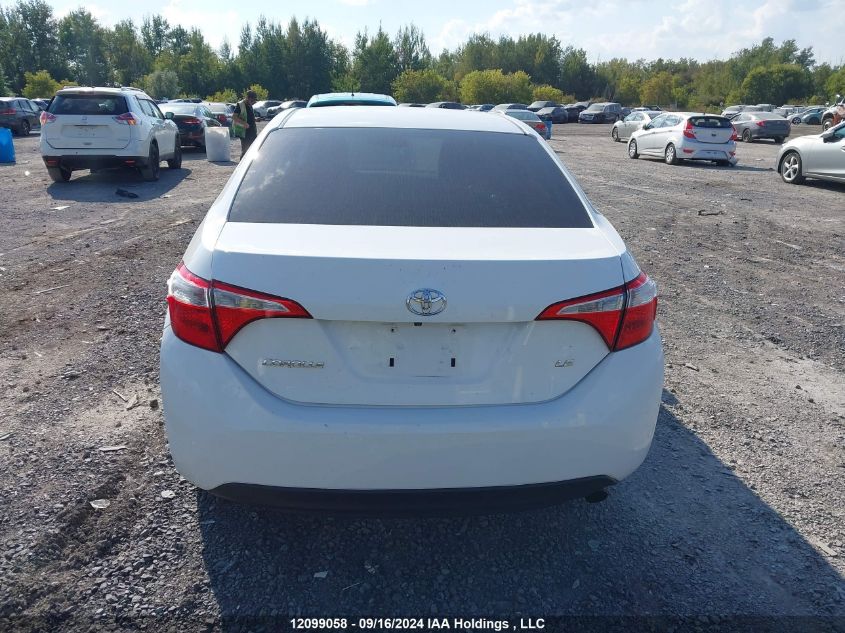 2016 Toyota Corolla Le VIN: 2T1BURHE0GC740665 Lot: 12099058