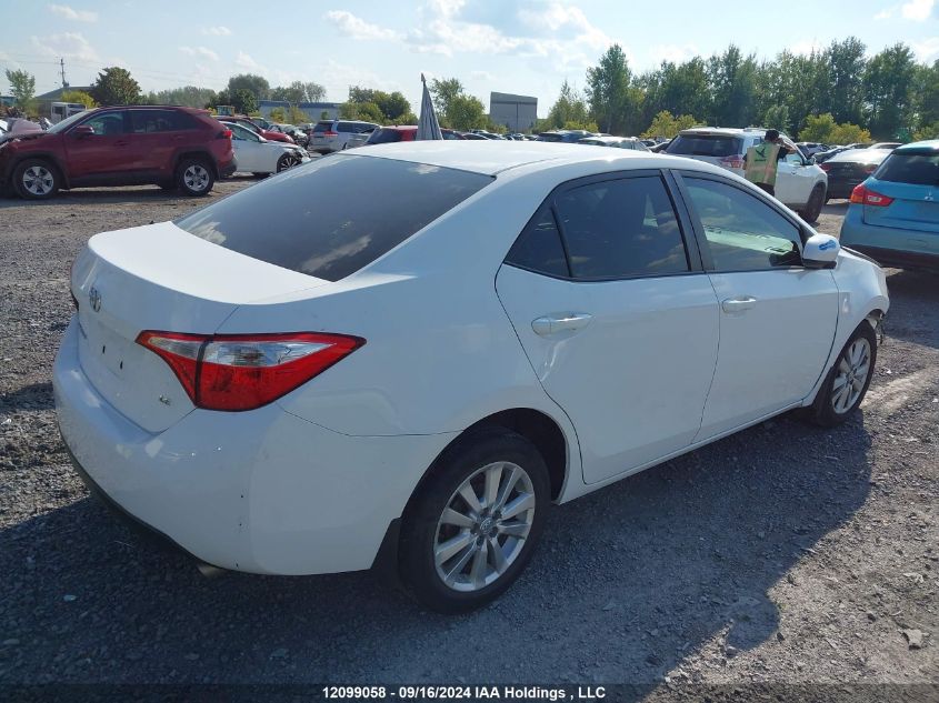 2016 Toyota Corolla Le VIN: 2T1BURHE0GC740665 Lot: 12099058