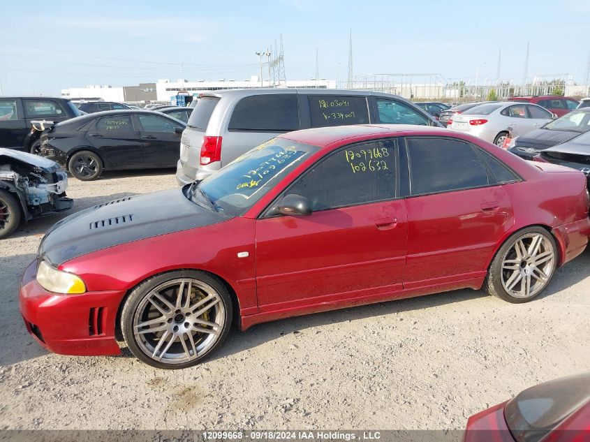 2000 Audi S4 2.7 Quattro VIN: WAUDD68D4YA102632 Lot: 12099668