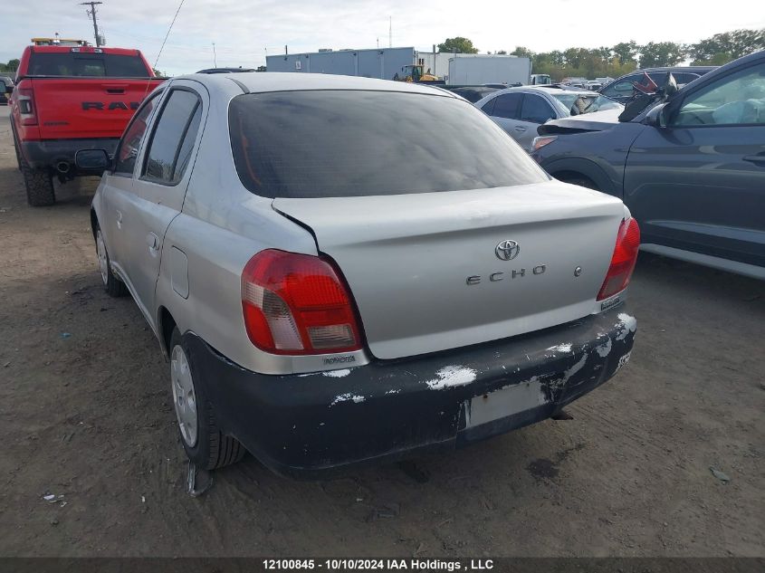 2000 Toyota Echo VIN: JTDBT1230Y0082451 Lot: 12100845