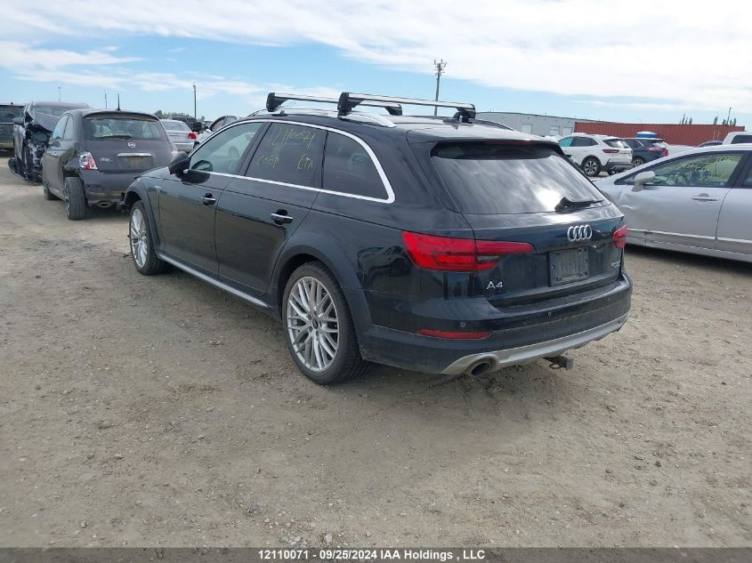 2017 Audi A4 Allroad VIN: WA19NAF43HA142190 Lot: 12110071