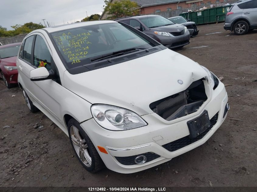 2011 Mercedes-Benz B-Class VIN: WDDFH3DB0BJ694112 Lot: 12112492