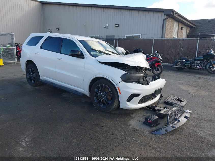 2022 Dodge Durango VIN: 1C4RDJAG3NC107417 Lot: 12113553