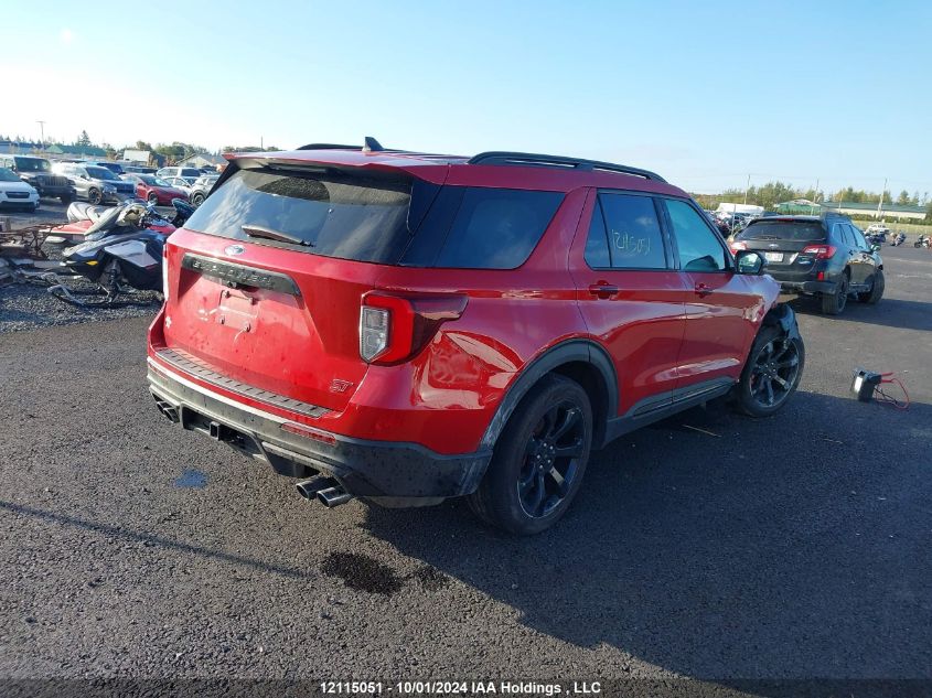 2022 Ford Explorer St VIN: 1FM5K8GC1NGA05765 Lot: 12115051