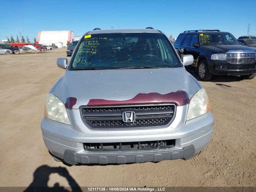 2003 Honda Pilot Ex VIN: 2HKYF18443H006941 Lot: 12117135