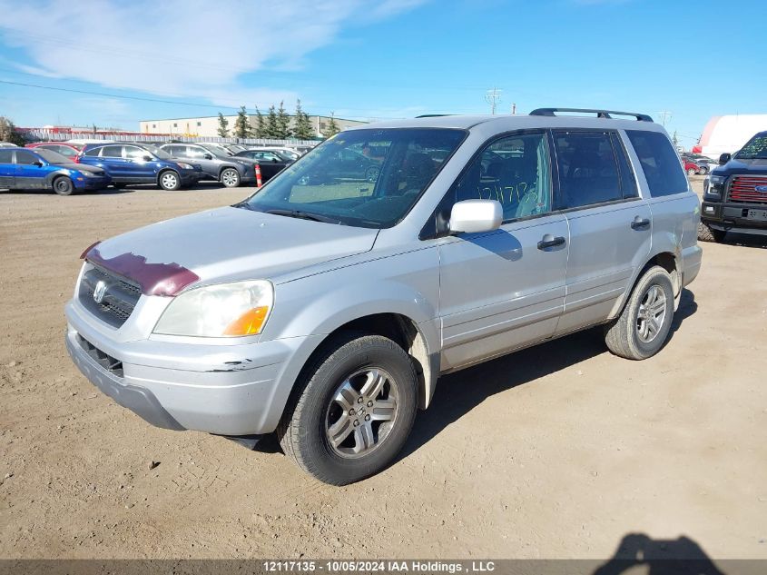 2003 Honda Pilot Ex VIN: 2HKYF18443H006941 Lot: 12117135