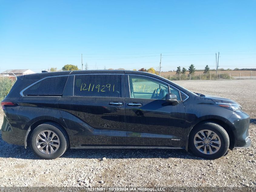 2021 Toyota Sienna Le/Xle/Xse/Limited/Platinum VIN: 5TDGRKEC4MS025926 Lot: 12119291