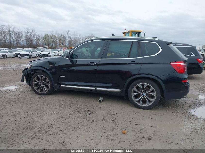 2015 BMW X3 VIN: 5UXWY3C59F0E96518 Lot: 12120652