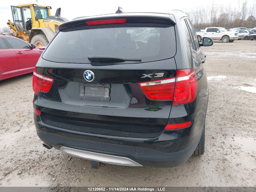 2015 BMW X3 VIN: 5UXWY3C59F0E96518 Lot: 12120652