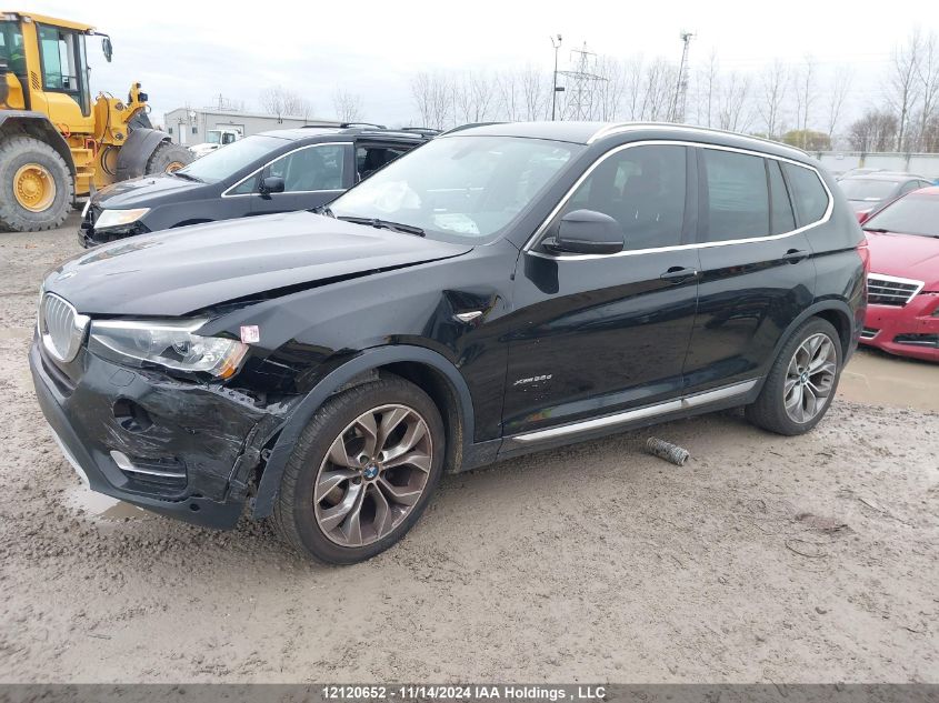 2015 BMW X3 VIN: 5UXWY3C59F0E96518 Lot: 12120652