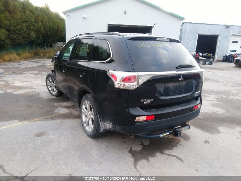 2014 Mitsubishi Outlander Gt VIN: JA4JZ4AX3EZ600117 Lot: 12123768