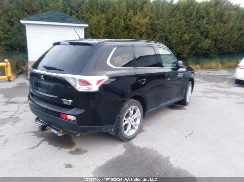 2014 Mitsubishi Outlander Gt VIN: JA4JZ4AX3EZ600117 Lot: 12123768