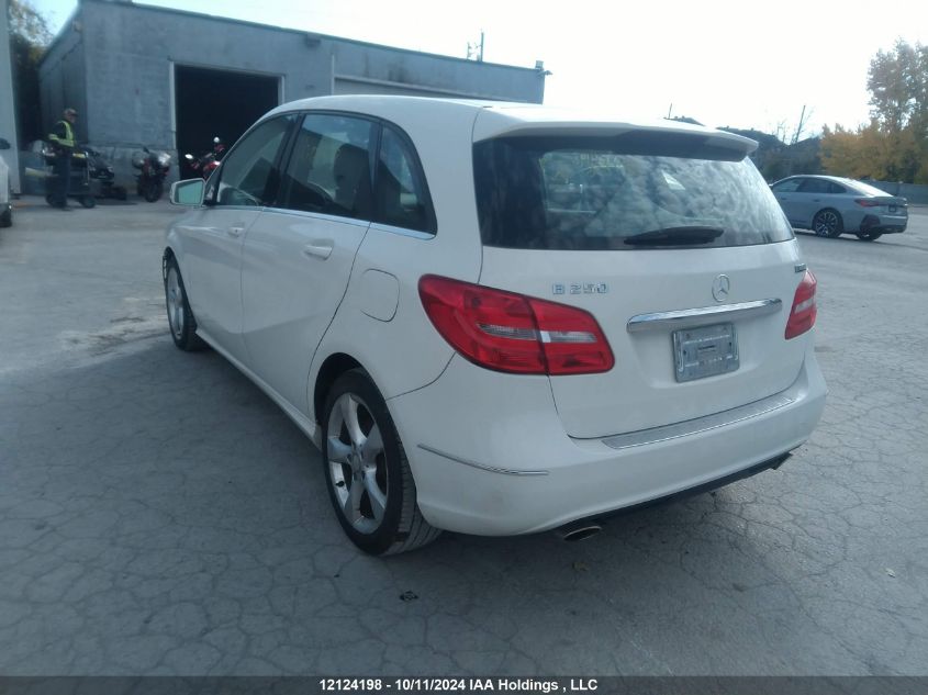 2013 Mercedes-Benz B-Class VIN: WDDMH4EB3DJ158754 Lot: 12124198