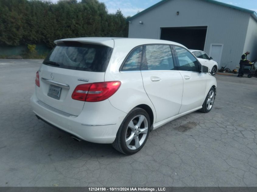 2013 Mercedes-Benz B-Class VIN: WDDMH4EB3DJ158754 Lot: 12124198