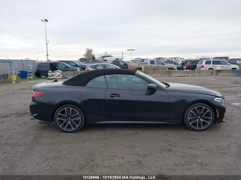 2022 BMW 4 Series VIN: WBA43AT00NCJ83932 Lot: 12128686