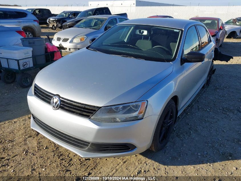 2013 Volkswagen Jetta S VIN: 3VW2K7AJXDM428452 Lot: 12128889