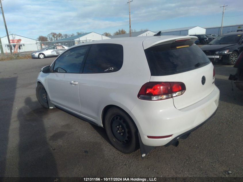 2010 Volkswagen Golf Gti VIN: WVWEV7AJ4AW424982 Lot: 12131156