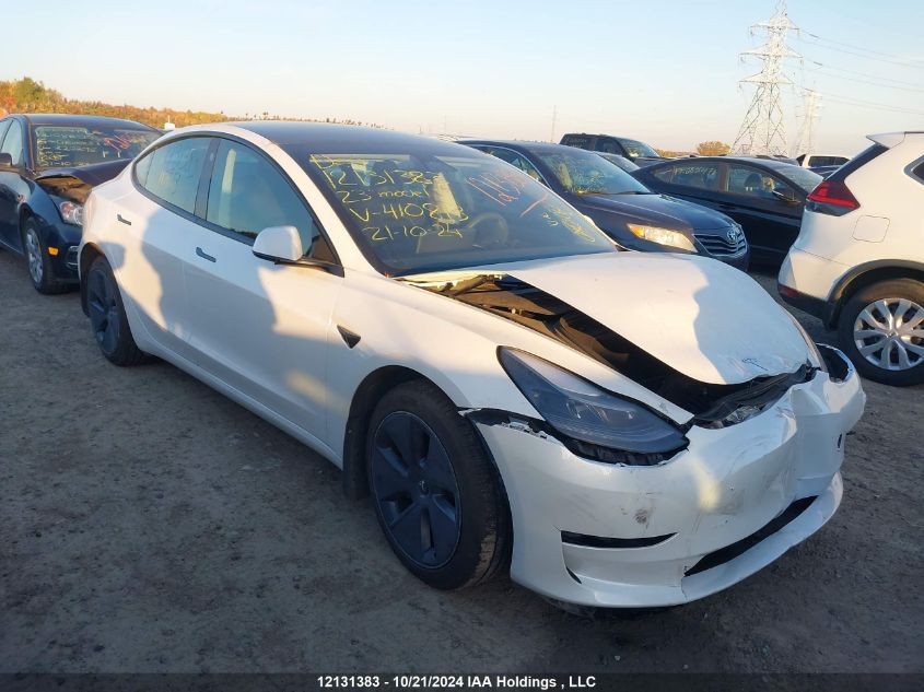 2023 Tesla Model 3 VIN: 5YJ3E1EA5PF410813 Lot: 12131383