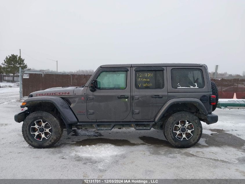 2019 Jeep Wrangler Unlimited Rubicon VIN: 1C4HJXFG9KW665010 Lot: 12131701