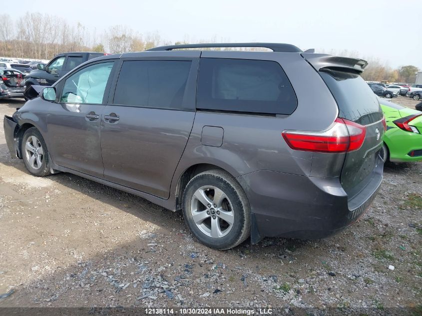 2020 Toyota Sienna Le VIN: 5TDKZ3DC1LS035328 Lot: 12138114