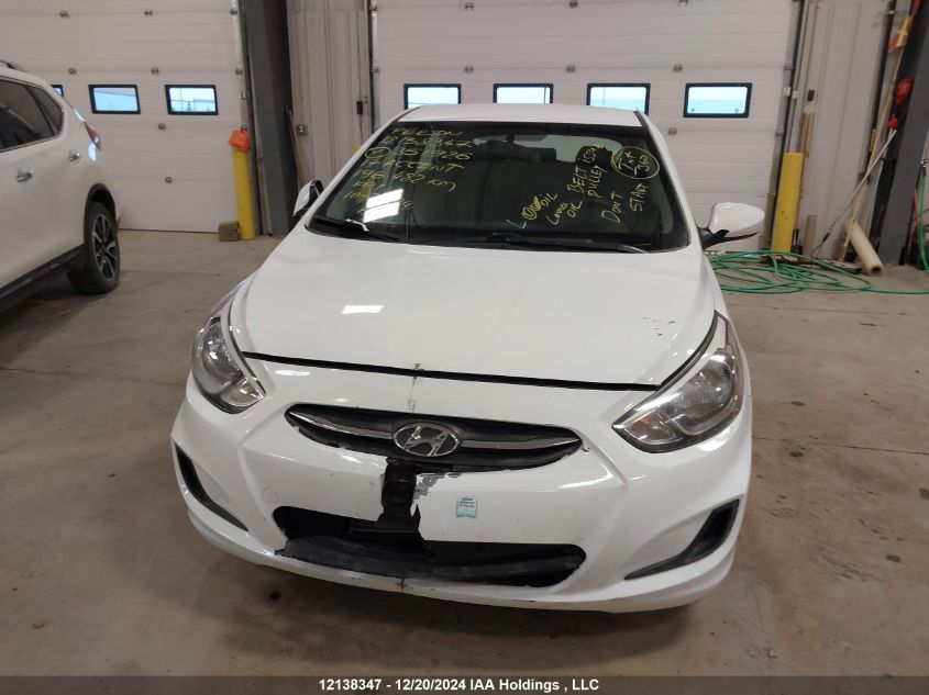 2017 Hyundai Accent Gl VIN: KMHCT5AE4HU351926 Lot: 12138347