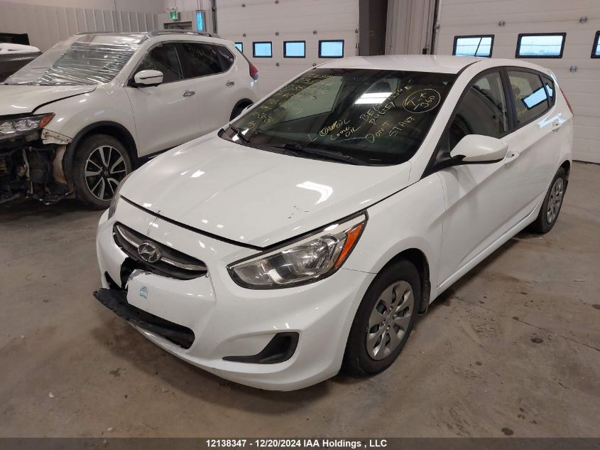 2017 Hyundai Accent Gl VIN: KMHCT5AE4HU351926 Lot: 12138347