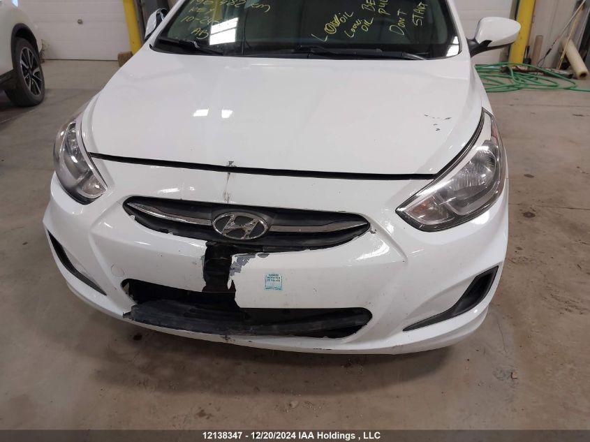 2017 Hyundai Accent Gl VIN: KMHCT5AE4HU351926 Lot: 12138347