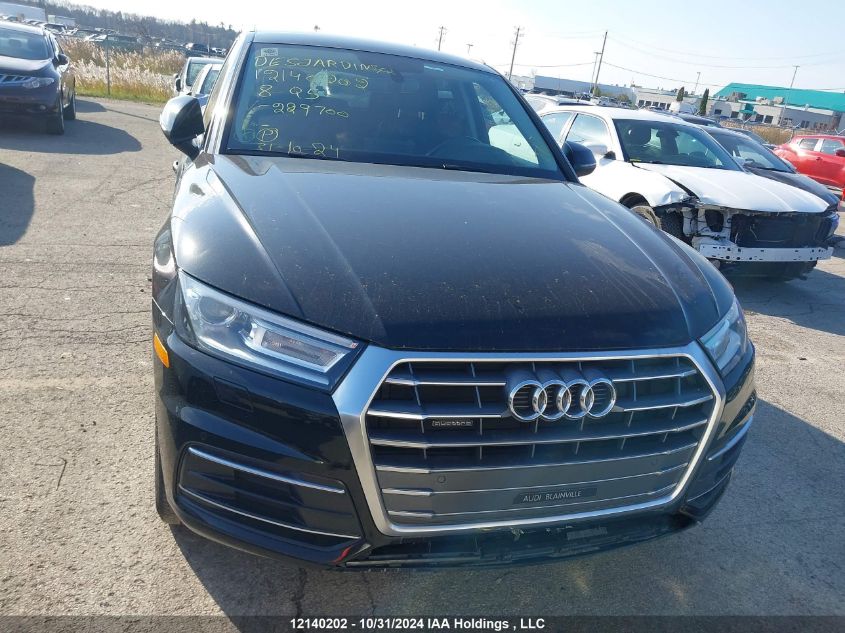 2018 Audi Q5 Premium VIN: WA1ANAFY8J2229700 Lot: 12140202