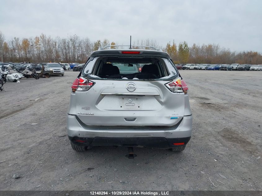 2015 Nissan Rogue S/Sl/Sv VIN: 5N1AT2MV3FC904151 Lot: 12140294